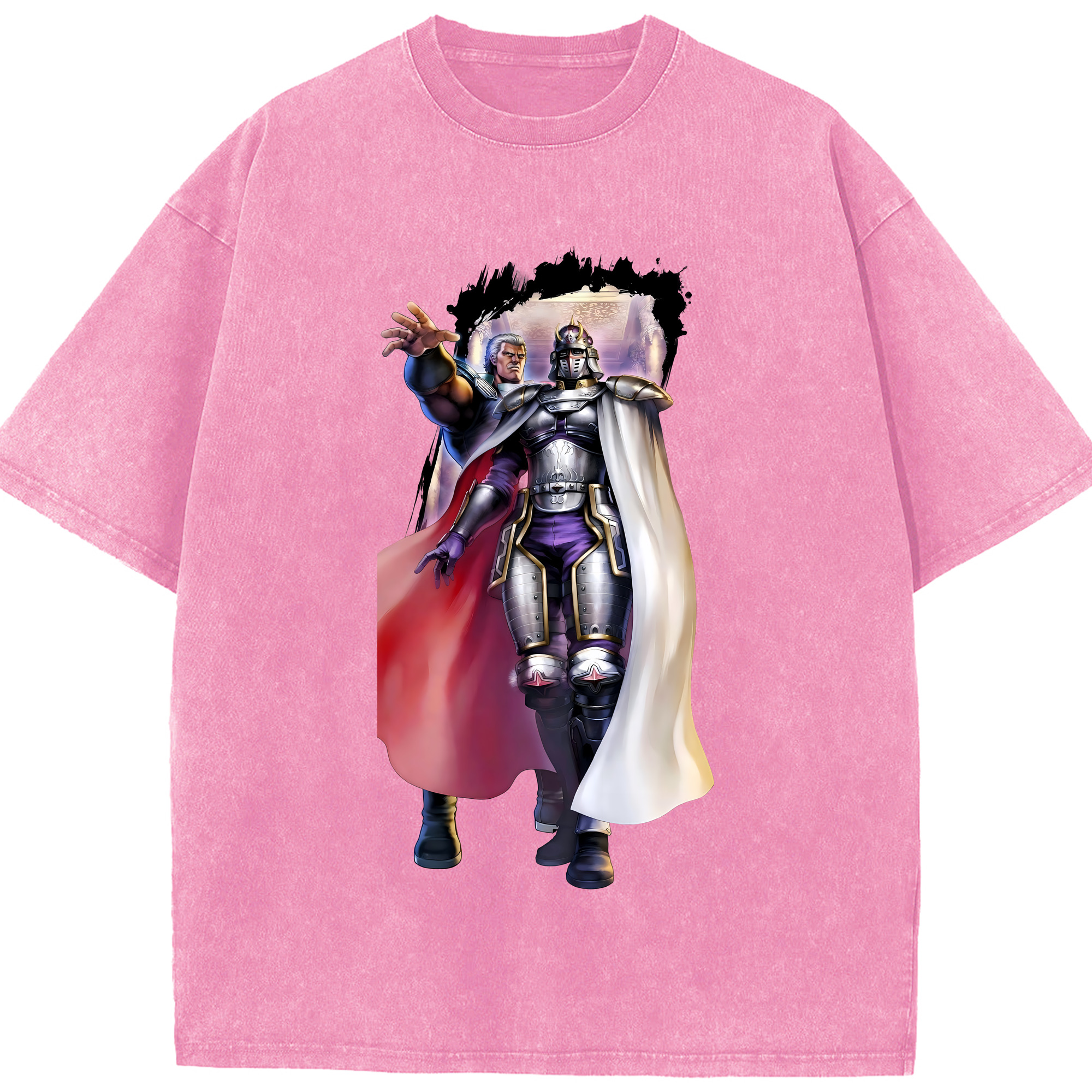 （画像用） 北斗の拳 Fist of the North Star 綿100% ヴィンテージ風 半袖Tシャツ（フロントプリント）